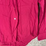 Mango  Autumn Basics Women's Burgundy Button Up Shirt - Size Small - Corpcore Top Photo 2