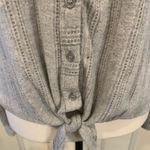 Hippie Rose  | Gray Button-Up Knit Cardigan Photo 3