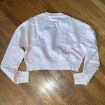 Lulus  Comfort Zone Pink Cropped Sweatshirt Photo 1