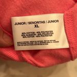 Cute lei off the shoulder sweatshirt w/ front pocket & raw neck Pink Size undefined Photo 10