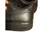 Nike Air Force 1 '07 Triple Black Sneakers Shoes Womens Size 10 Leather Photo 7