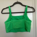Aerie Green Ribbed Sports Bra Photo 1