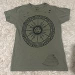 On Fire  Women's Olive Zodiac Sun Tee Photo 0