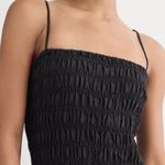 Everlane THE SMOCKED COLUMN BLACK DRESS Photo 1