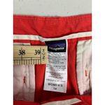 Patagonia  Tangerine Orange Cotton Blend Ankle Length Chino Pants 14 Casual Eco Photo 3