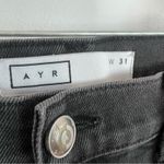 AYR  Sz 31 The Beat Barrel Leg Jeans Uni Black Jeans Photo 3