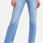 Good American  Good Vintage jagged step hem straight leg high rise jeans 28 Photo 0