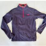 The North Face  Women's Quarter Zip Fleece Purple Size Small Polartec Photo 0