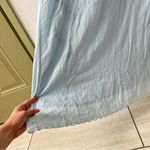 American Eagle  Baby Blue Embroidered Maxi Midi Dress Small Photo 4