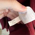 J.Crew Red Burgundy Juliette Collarless Sweater Blazer Large NWT Photo 9