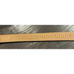 Braided Tooled Leather Brown Belt Womens Size 38”‎ Boho Chic Western Cowgirl Photo 9