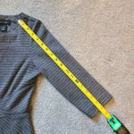 White House | Black Market  Dress Size 4 Slimming Wrap Waist Shimmer Striped Photo 5