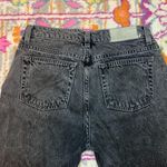 IRO Jeans Lep Patchwork Distressed High Rise Slim-Leg Ankle Jeans Black Wash Size 25 Photo 7