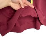 Minnie Mouse Maroon Long Round Crew Neck Graphic Knit Sweatshirt Size M Photo 3