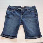 Torrid  Dark Wash Denim High Rise Bermuda Jean Shorts‎ Size 20 Photo 1