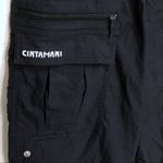 Cintamani Convertible Cargo Capris Shorts XS Black Photo 4