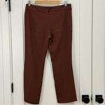 Amanda Uprichard  Paris Pants Medium Brown Cropped Low Rise Clean Girl Fall Chic Photo 3