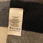 Checkered Navy and White Super Soft Blanket Scarf Shaw 74” x 26” Blue Photo 3