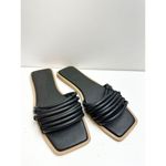 Dolce Vita Shoes Womens Size 8.5 Black Nyx Slip On Flat Sandal Photo 3