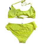 U.S. Polo Assn. US Polo Ralph Lauren Yellow Polka Dot Halter Bikini Set Women’s US S Photo 6