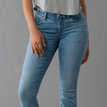 American Eagle  High Rise Skinny Kick Super Stretch Medium Light Wash 20R Photo 0