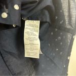 J.Crew  |Navy and Silver Casual “Perfect”Button Down Shirt sz4 Photo 2