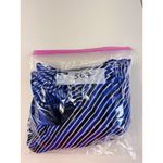 Christopher & Banks  Blue Maxi Skirt Abstract‎ Print Elastic Waist Medium Photo 7