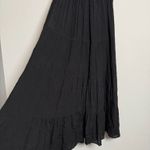 Y2K Black Tiered  Peasant Maxi Skirt Photo 1