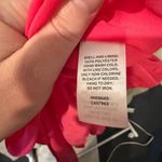 Chelsea 28 Pink Polka Dot One Shoulder Ruffle Feminine Midi Dress Womens XL NWT Photo 8