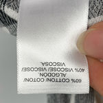 Lucky Brand  Black Peach‎ Plaid Flutter Sleeve Babydoll Blouse Photo 5