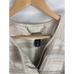 White House | Black Market WHBM Tweed Asymmetrical Zip Jacket Size 14 Photo 2