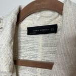 ZARA  Cream Tweed Long Cardigan small Photo 2