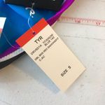 TYR Double Binding Reversible Diamondfit Swimsuit Open Back Gray Blue S Photo 7