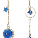 Urban Outfitters Moon And Star Dangle Earrings  Photo 0