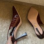 Veronica Beard  Callie Leather Cap-Toe Slingback Pumps Photo 4