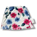 NWT Sadie & Sage White Floral Mini Skirt Pink Blue Green Size Small Photo 0