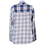 ZARA  Plaid Button Flannel Shirt Relaxed Fit‎ Cottagecore Coastal Granddaughter M Photo 1