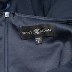 Betsy and Adam  -  Navy Draped Surplice Gown Photo 2