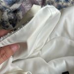 Lila Rose Lily Rose color block mixed textile maxi dress cream floral belt size small Photo 9