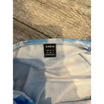 SheIn ICON Blue and White Marble Print Drawstring Hem Cami Dress Ties on Bottom Photo 10