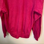 MV Sport Johnson & Wales University Quarter Zip Sweatshirt Pink 1914 Collegiate Casual Photo 6