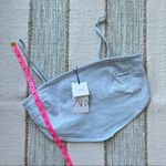 ZARA  Light Blue Denim Strappy Crop Top Women’s Size Large  NWT Photo 4