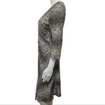 Blanc Papillion  Reptile Faux Wrap Dress Size Large Photo 1