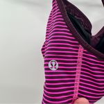 Lululemon Ta Ta Tamer II in Hyper Stripe Raspberry Glo Light / Plum Sz 34D Photo 4