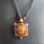 Adjustable black rope turtle necklace Photo 8