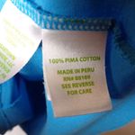 Lilly Pulitzer Tunic Top Pima Cotton 3/4 Sleeve Pleated Blue Resort Braelyn XS Photo 5