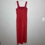 SEA New York Red 100% Wool Jumpsuit Wide Leg Size 0 Photo 5