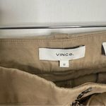 Vince  Khaki Low-Rise Washed Cotton Crop Pants Size 12 Photo 6