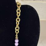 Super Cute Lightweight Beaded Necklace Purple Photo 5