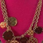 Coach Brand New Tone Coin  Charm Necklace Photo 0